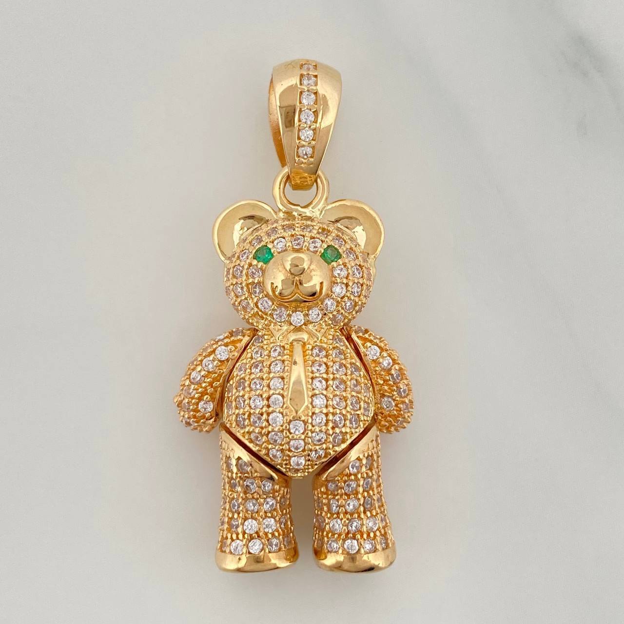 Dije Oso Corbata 8.9 g / 1 1/2 in Oro Amarillo 18K