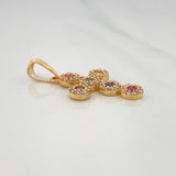 Dije Tupida 2.7 g / 1 1/2 in Oro Amarillo 18K