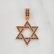 Dije Estrella De David 2.5 g / 1 1/4 in Oro Rosa 18K