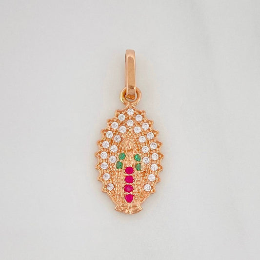 Dije Virgen Guadalupe 1.15 g / 1 in Oro Rosa 18K