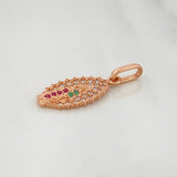 Dije Virgen Guadalupe 1.15 g / 1 in Oro Rosa 18K