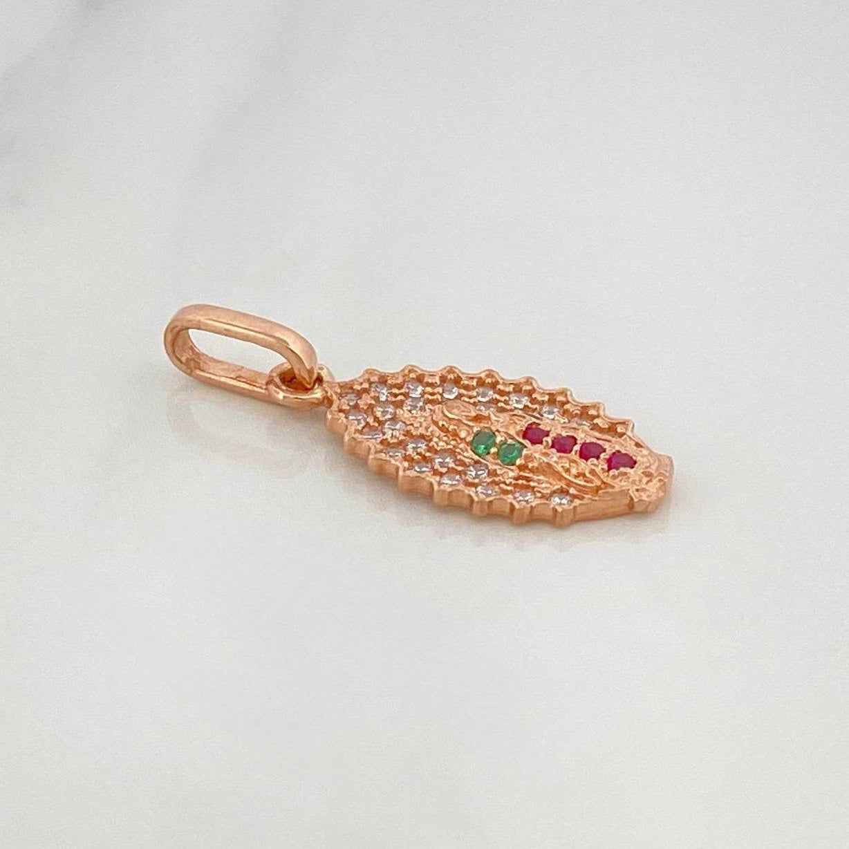 Dije Virgen Guadalupe 1.15 g / 1 in Oro Rosa 18K
