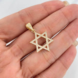 Dije Estrella De David 2.4 g / 1 1/4 in Oro Amarillo 18K