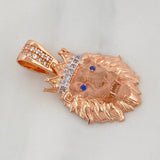Pendant Lion 3.55 g / 1 in Two-tone White Rose Gold 18K