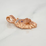 Pendant Lion 3.55 g / 1 in Two-tone White Rose Gold 18K