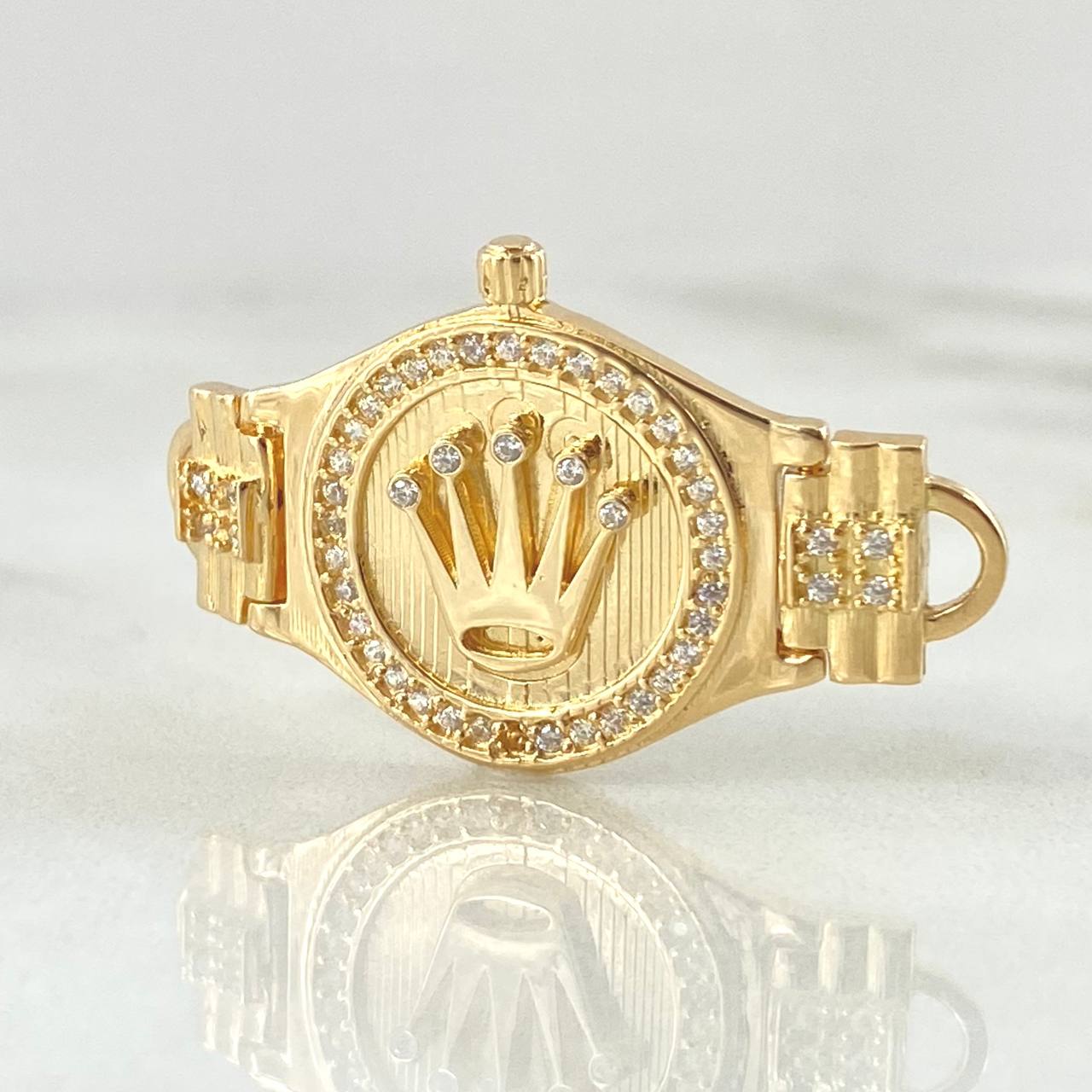 Charm Crown Strap 5.35gr / 3.5cm / 18K Yellow Gold ©