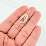 Pendant Virgin Guadalupe 1.9 g / 1 in Yellow Gold 18K