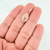Dije Virgen Guadalupe 1.15 g / 1 in Oro Rosa 18K
