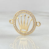 Charm Circle Crown 1.15gr / 2.2cm / 18K Yellow Gold