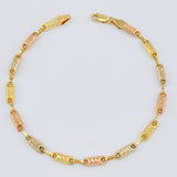 Pulso Rustico Tribal 3.45 g / 7 3/4 in / 3.6 mm Tres Oros 18K