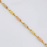 Pulso Rustico Tribal 3.45 g / 7 3/4 in / 3.6 mm Tres Oros 18K