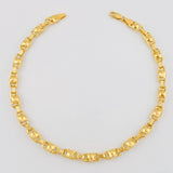 Rustic Bubble Anklet 5.8 g / 9 3/4 in / 4.7 mm 18K Yellow Gold