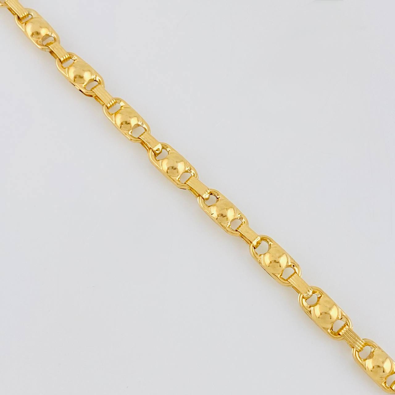 Rustic Bubble Anklet 5.8 g / 9 3/4 in / 4.7 mm 18K Yellow Gold