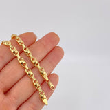 Rustic Bubble Anklet 5.8 g / 9 3/4 in / 4.7 mm 18K Yellow Gold