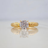 Anillo Solitario Cuatro Garras 1.45 g / T7 Oro Amarillo 18K