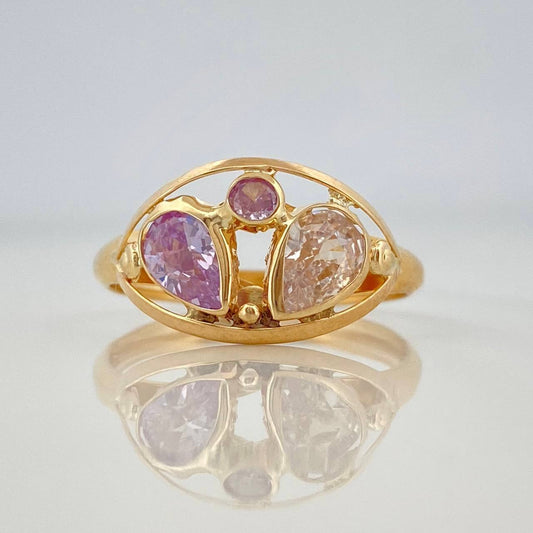 Anillo Ovalado 1.75 g / T8 Oro Amarillo 18K