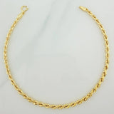 Pulso Lazo 2.35gr / 7 3/4 in / 2mm Oro Amarillo +3 18K $