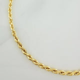 Pulso Lazo 2.35gr / 7 3/4 in / 2mm Oro Amarillo +3 18K $