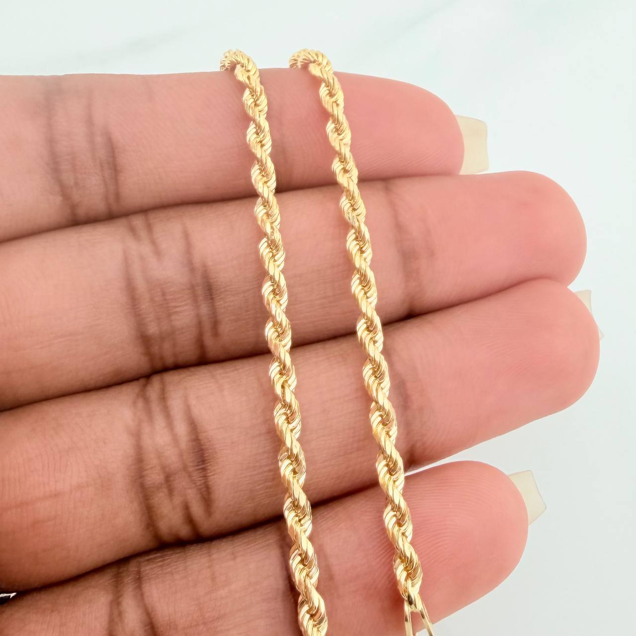 Pulso Lazo 2.35gr / 7 3/4 in / 2mm Oro Amarillo +3 18K $