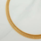 Pulso Sedusa 2.6gr / 7 1/2 in / 4.6mm Oro Amarillo +3 18K $