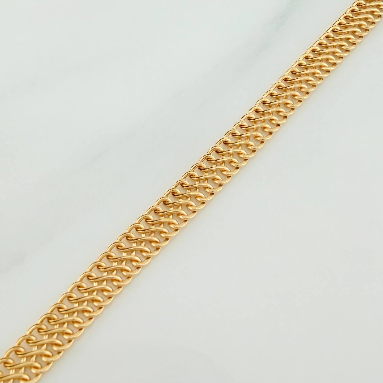 Pulso Sedusa 2.6gr / 7 1/2 in / 4.6mm Oro Amarillo +3 18K $