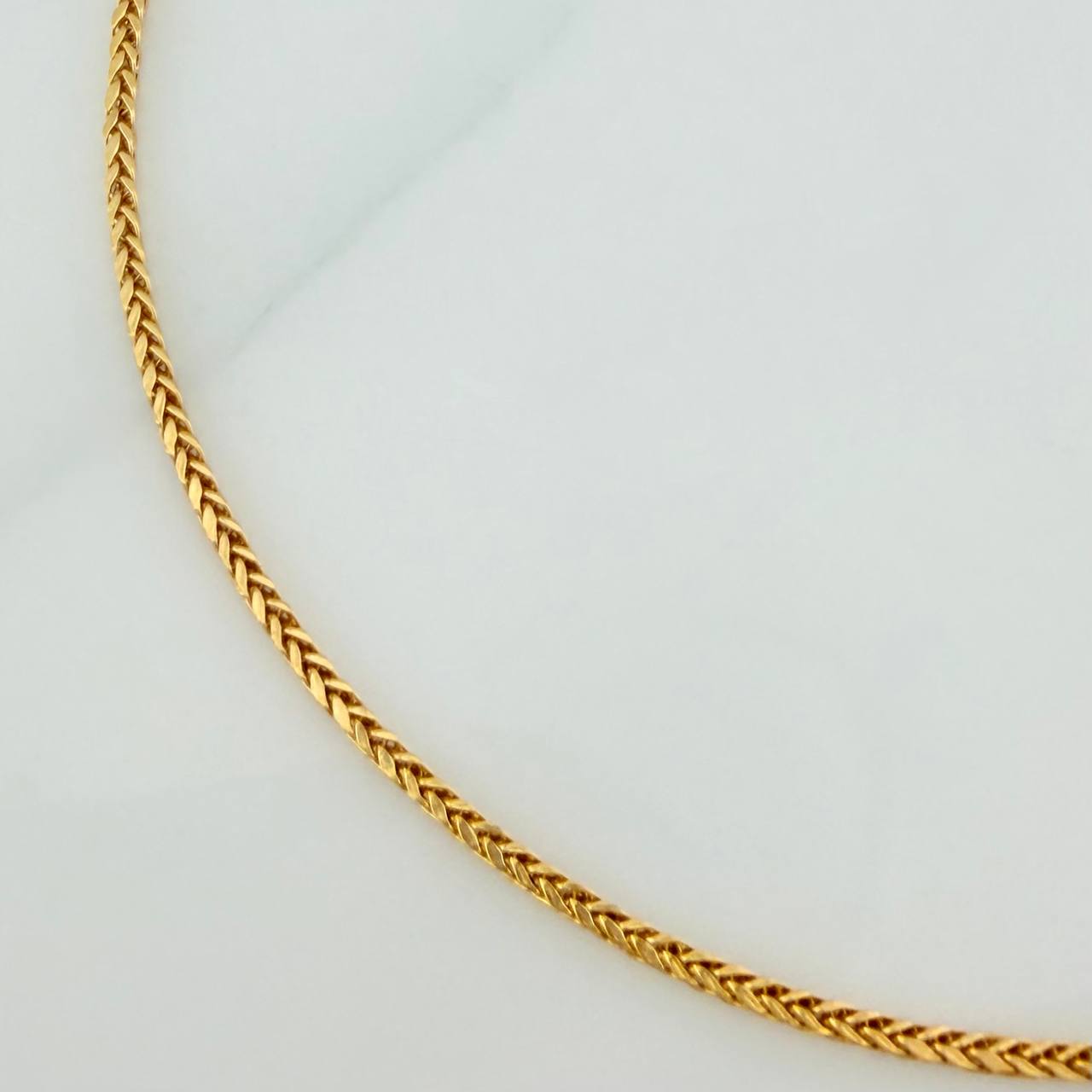 Pulso Franco 0.9gr / 7 1/2 in / 1mm Oro Amarillo +3 18K $