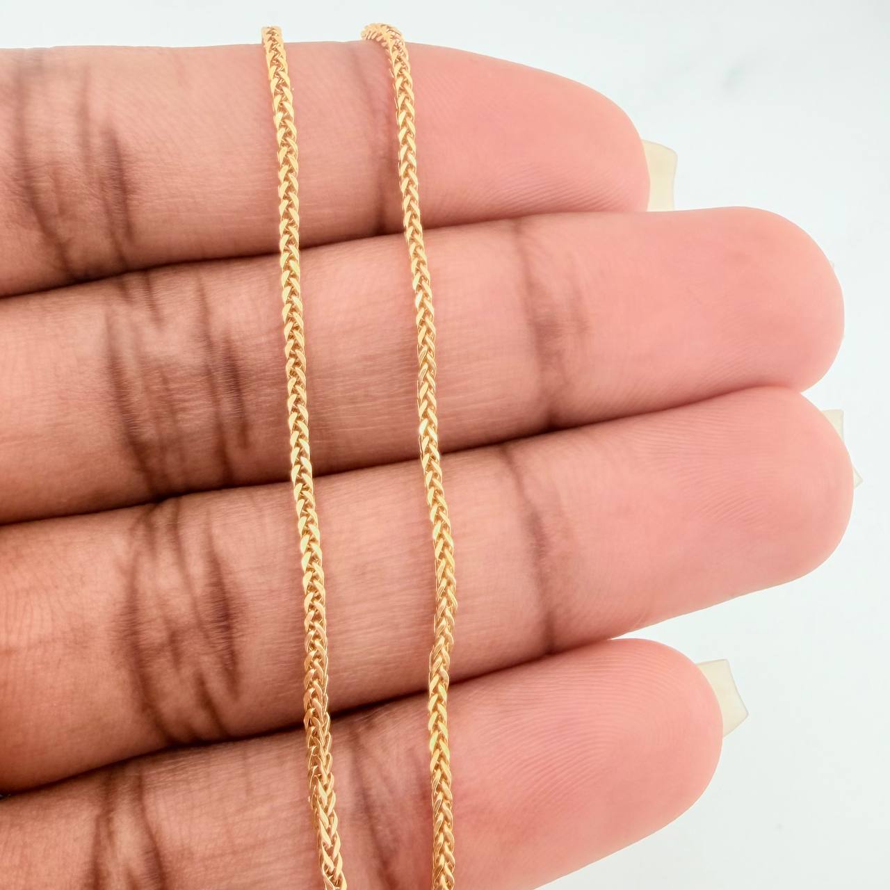 Pulso Franco 0.9gr / 7 1/2 in / 1mm Oro Amarillo +3 18K $
