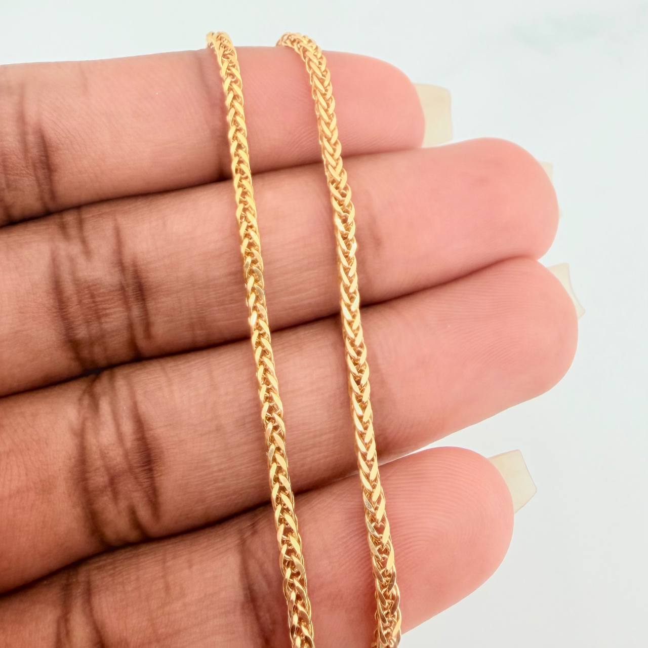 Pulso Franco 1.95gr / 7 1/2 in / 1.5mm Oro Amarillo +3 18K $