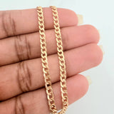 Pulso Cubano 2.75gr / 7 1/2 in / 3mm Oro Amarillo +1 18K $