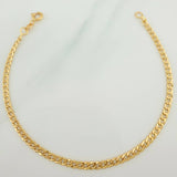 Pulso Cubano 1.95gr / 7 1/2 in / 2mm Oro Amarillo +1 18K $