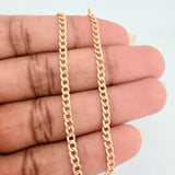 Pulso Cubano 1.95gr / 7 1/2 in / 2mm Oro Amarillo +1 18K $