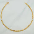 Pulso Figaro 1.05gr / 7 3/4 in / 2.4mm Oro Amarillo +1 18K $