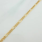 Pulso Figaro 1.15gr / 8 1/4 in / 2.2mm Oro Amarillo +1 18K $