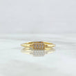 Rectangular Center Ring 1.6gr / T6 / Smooth 18K Yellow Gold