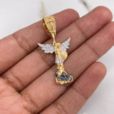 Pendant San Miguel Archangel 4.95gr / 3.7cm / Tres Oros 18K $