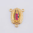 Charm Crucero Virgen de Guadalupe 2.6g / 1 in 18K Yellow Gold