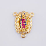 Charm Crucero Virgen de Guadalupe 2.6g / 1 in 18K Yellow Gold