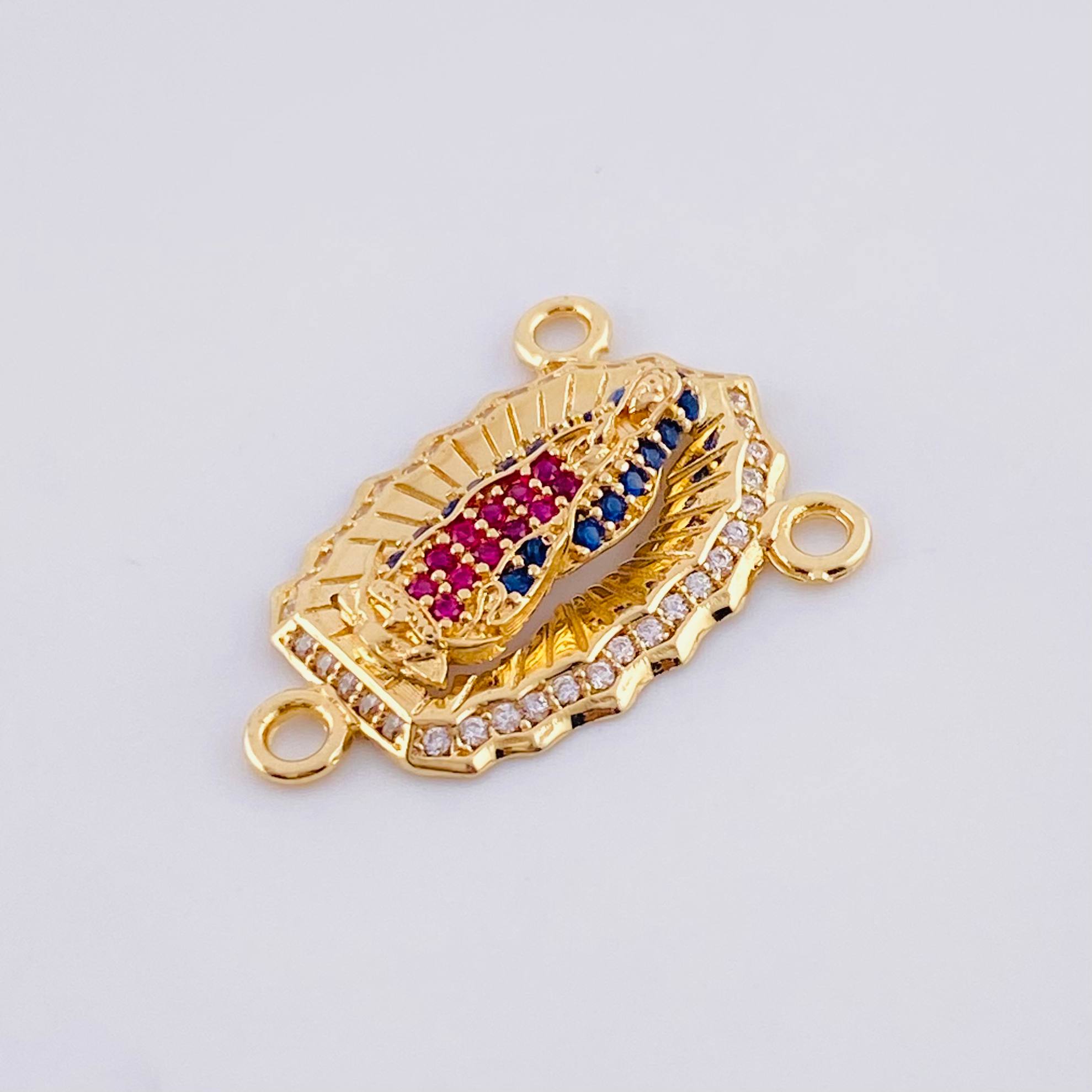 Charm Crucero Virgen de Guadalupe 2.6g / 1 in 18K Yellow Gold