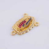 Charm Crucero Virgen de Guadalupe 2.6g / 1 in 18K Yellow Gold
