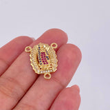 Charm Crucero Virgen de Guadalupe 2.6g / 1 in 18K Yellow Gold
