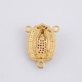 Charm Crucero Virgen de Guadalupe 2.6g / 1 in 18K Yellow Gold