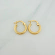 Candongas Tefi 0.95gr / 1/2 in / Oro Amarillo 18K %