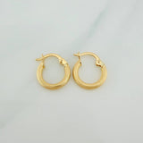 Candongas Tefi 0.95gr / 1/2 in / Oro Amarillo 18K %