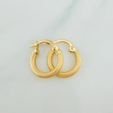 Candongas Tefi 0.95gr / 1/2 in / Oro Amarillo 18K %