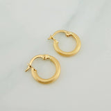 Candongas Tefi 0.95gr / 1/2 in / Oro Amarillo 18K %
