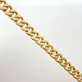 Cadena Cubana 10.25gr / 19 3/4 in / 6.7mm Oro Amarillo +1 18K *