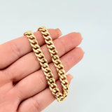 Cadena Cubana 10.4gr / 19 3/4 in / 6.7mm Oro Amarillo +1 18K