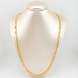 Cadena Cubana 9.3g / 24 in / 5.8mm Oro Amarillo 18K
