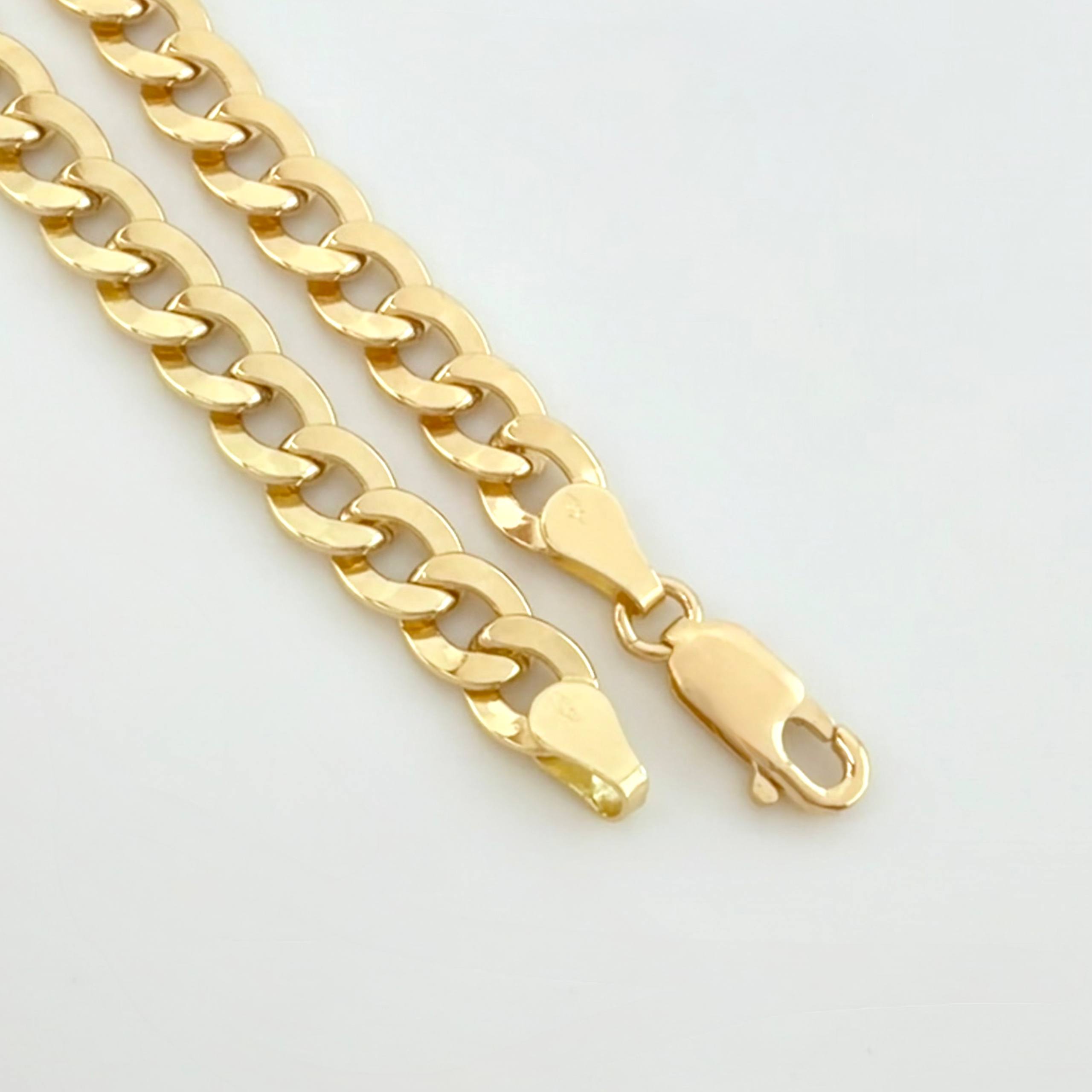 Pulso Cubano 5gr / 7 3/4 in / 5.8mm Oro Amarillo +1 18K