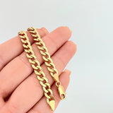 Pulso Cubano 5.3gr / 8 1/4 in / 5.6mm Oro Amarillo +1 18K